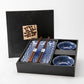 Sushi Set For Two: Indigo and White