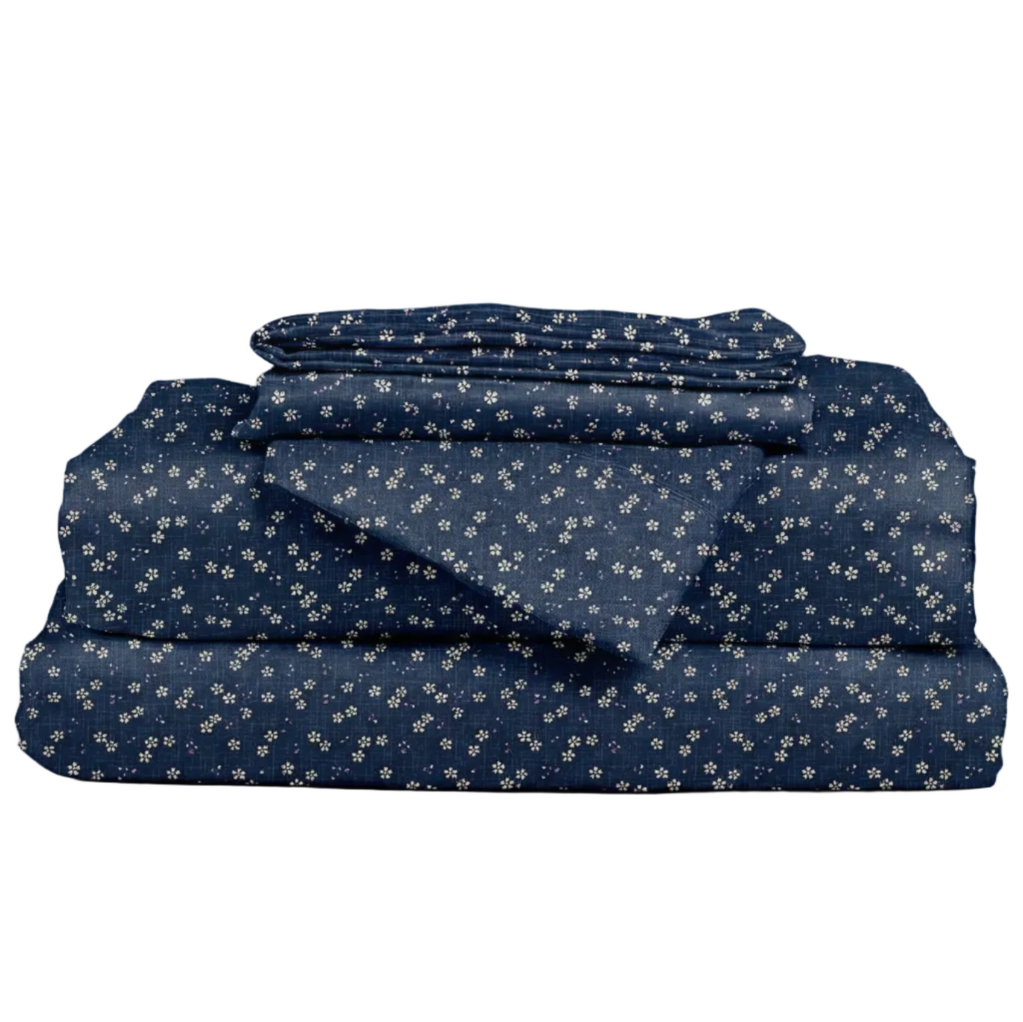 Sheet Set in Sakura Navy