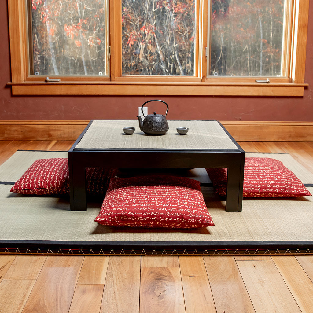 Chabudai Zabuton Tatami Table: Japanese Table Set – J-Life International