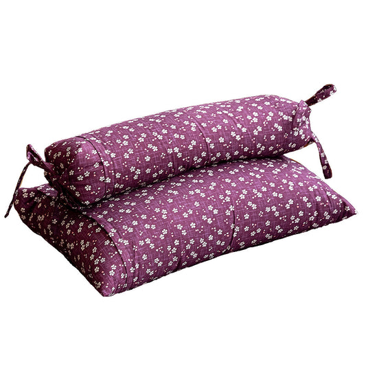 J-Life Sakura Purple Buckwheat Hull Pillow