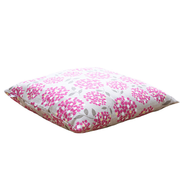 J-Life Ajisai Pink Zabuton Floor Pillow Cover | J-Life International