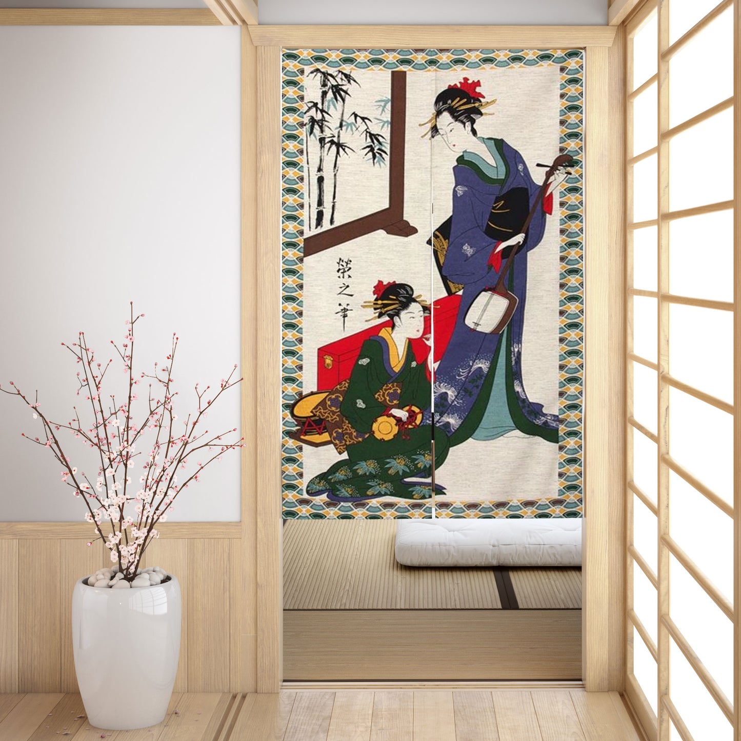 Musicians Graphic Noren Japanese Door Curtain