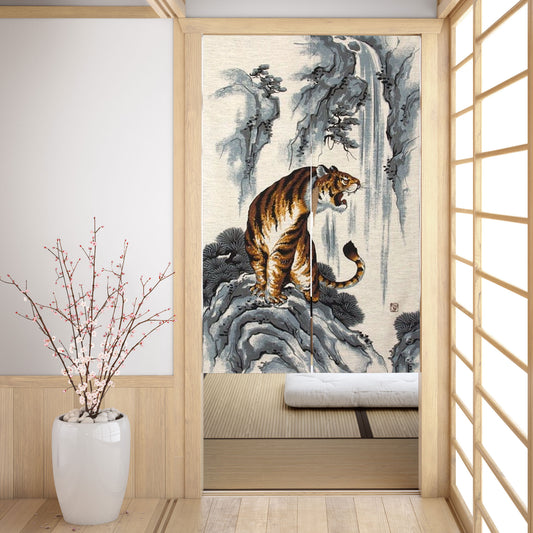 Tora Graphic Noren Japanese Door Curtain