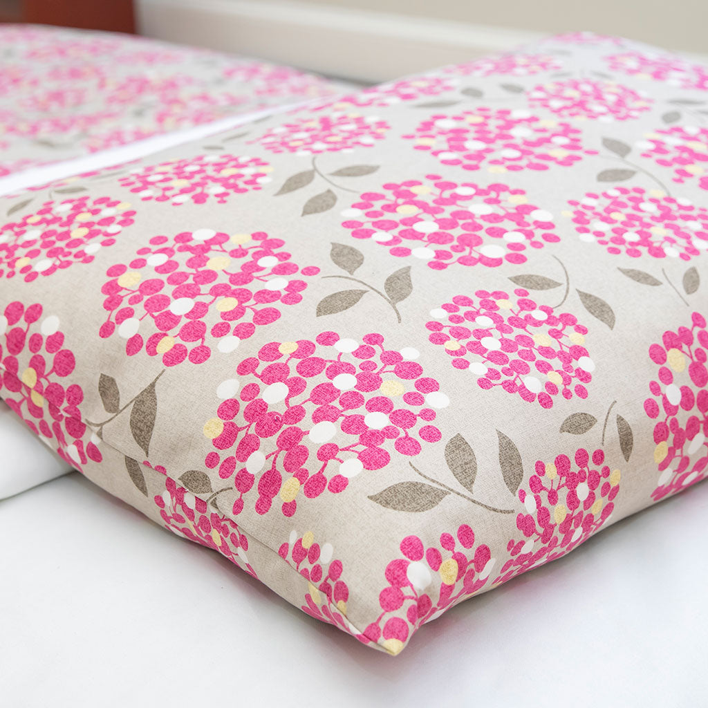 J-Life Ajisai Pink Pillowcase