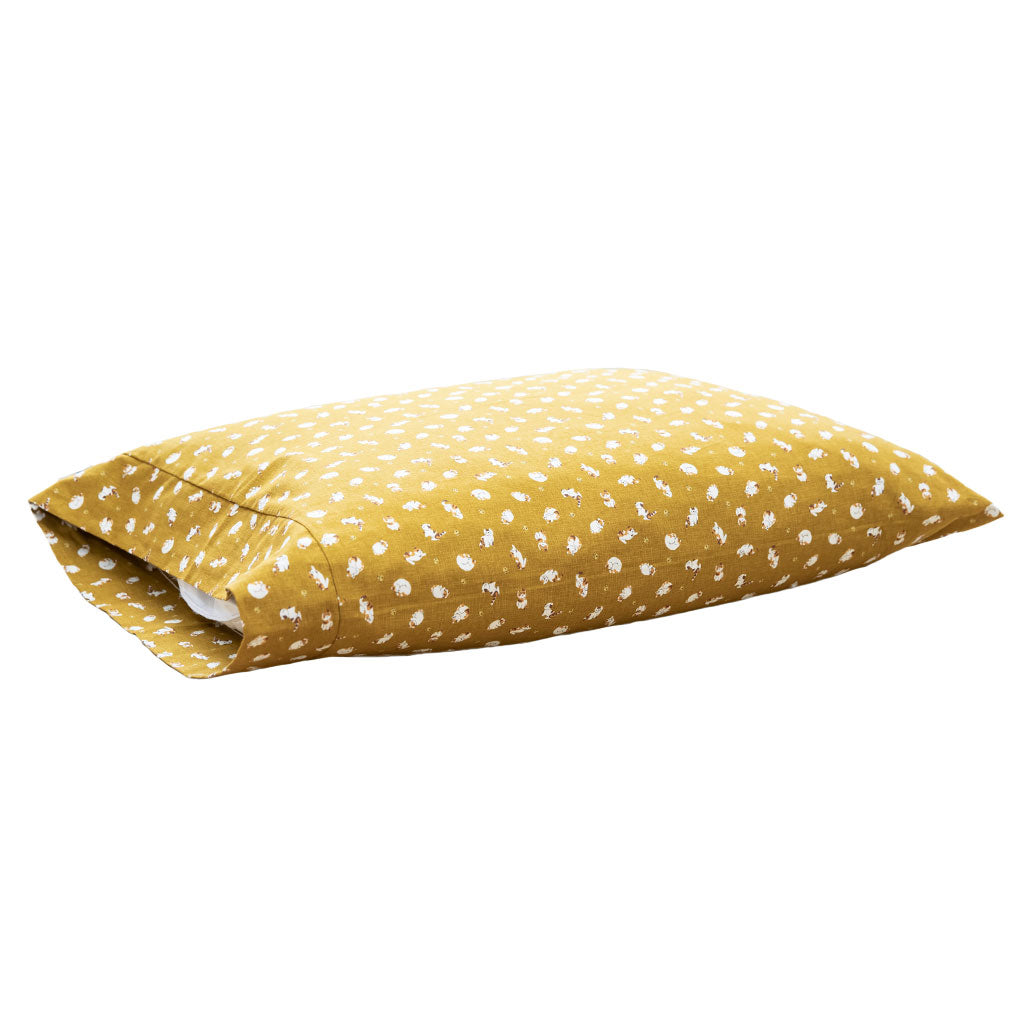 J-Life Koneko Gold Pillowcase