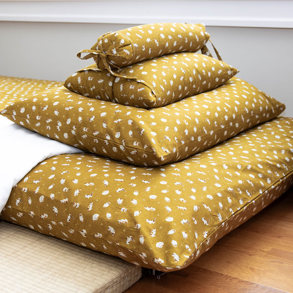 J-Life Koneko Gold Pillowcase