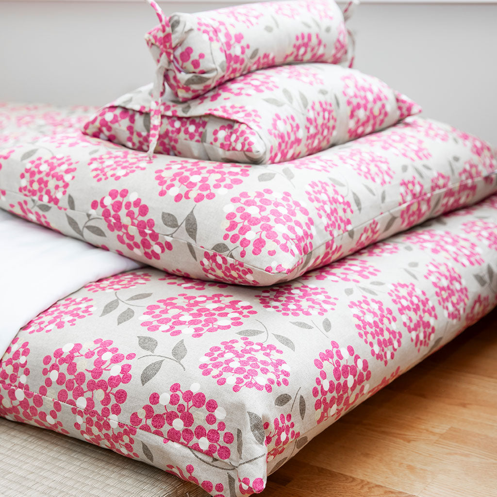 J-Life Ajisai Pink Pillowcase