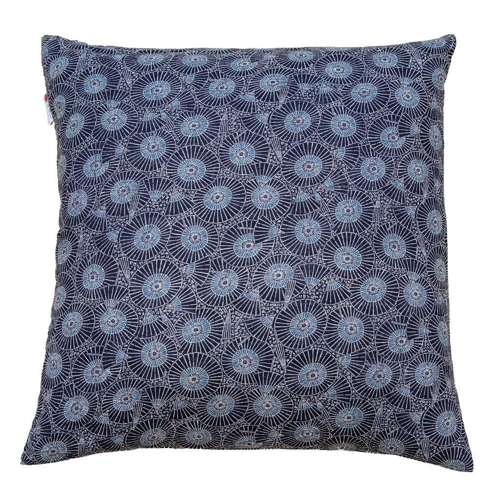 Higasa Navy Throw Pillow