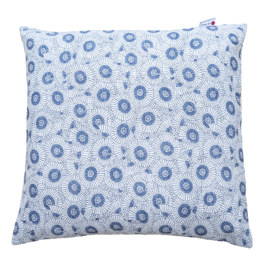 Higasa White Throw Pillow