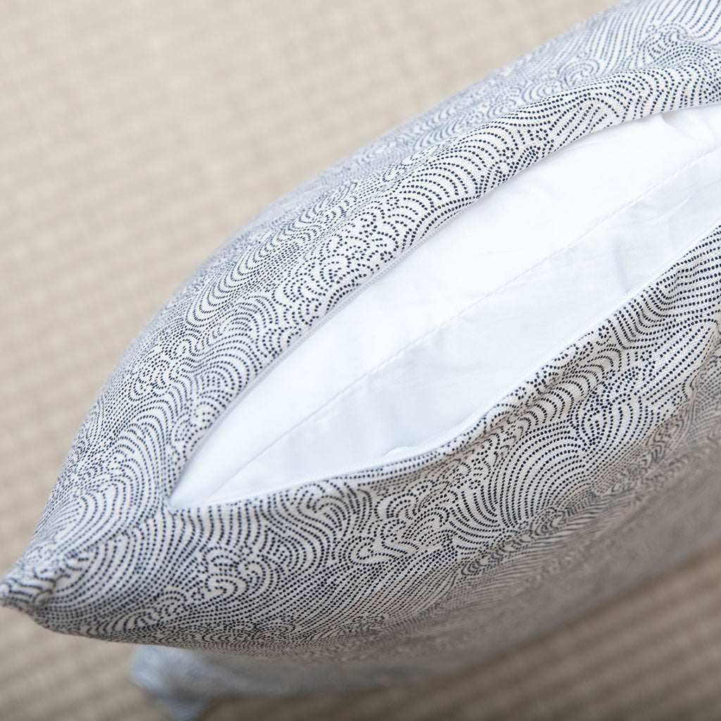 Mizu White Throw Pillow