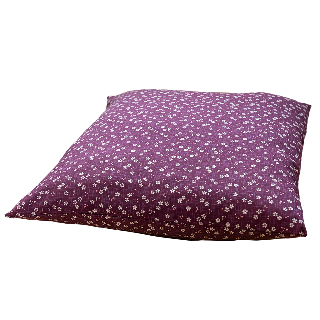 J-Life Sakura Purple Zabuton Floor Pillow