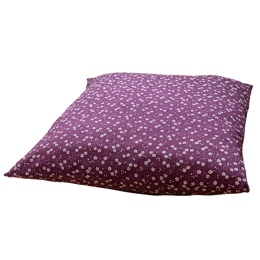 J-Life Sakura Purple Zabuton Floor Pillow