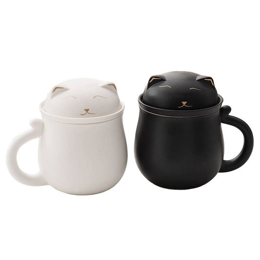 Lucky Cat Tea Cup & Infuser
