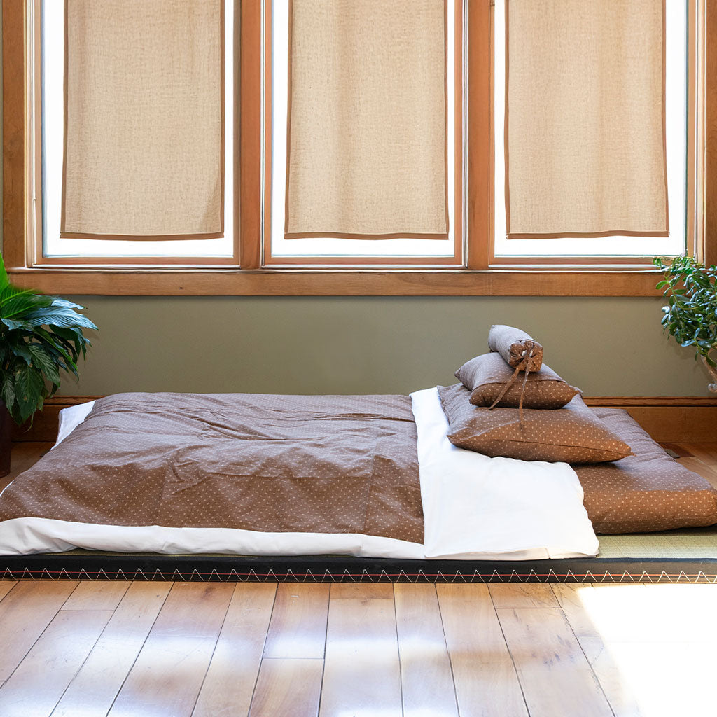 J-Life Kurumi Brown Pillowcase