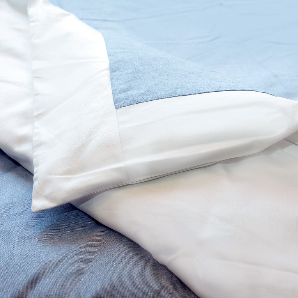 J-Life Mizuiro Blue Custom Kakefuton with Removable Cover