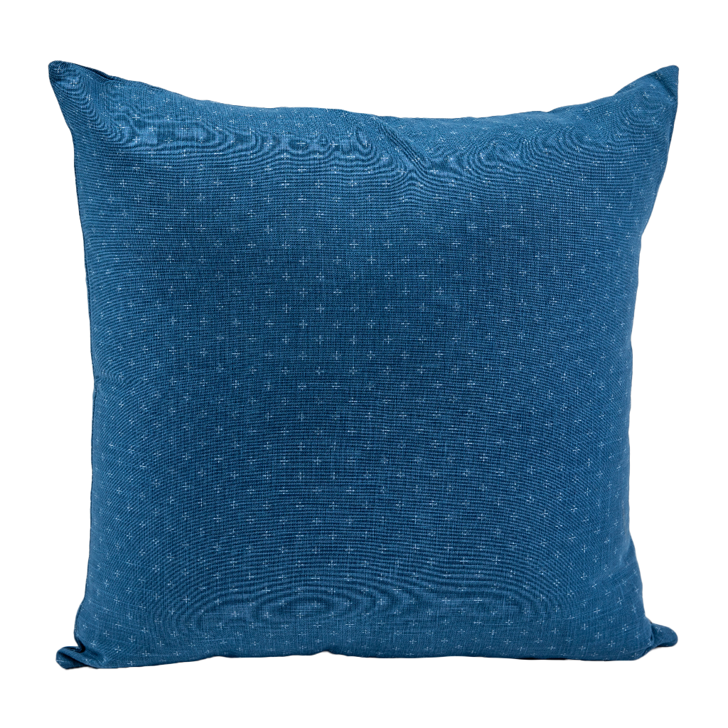Yoru Blue Throw Pillow