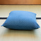 Yoru Blue Throw Pillow