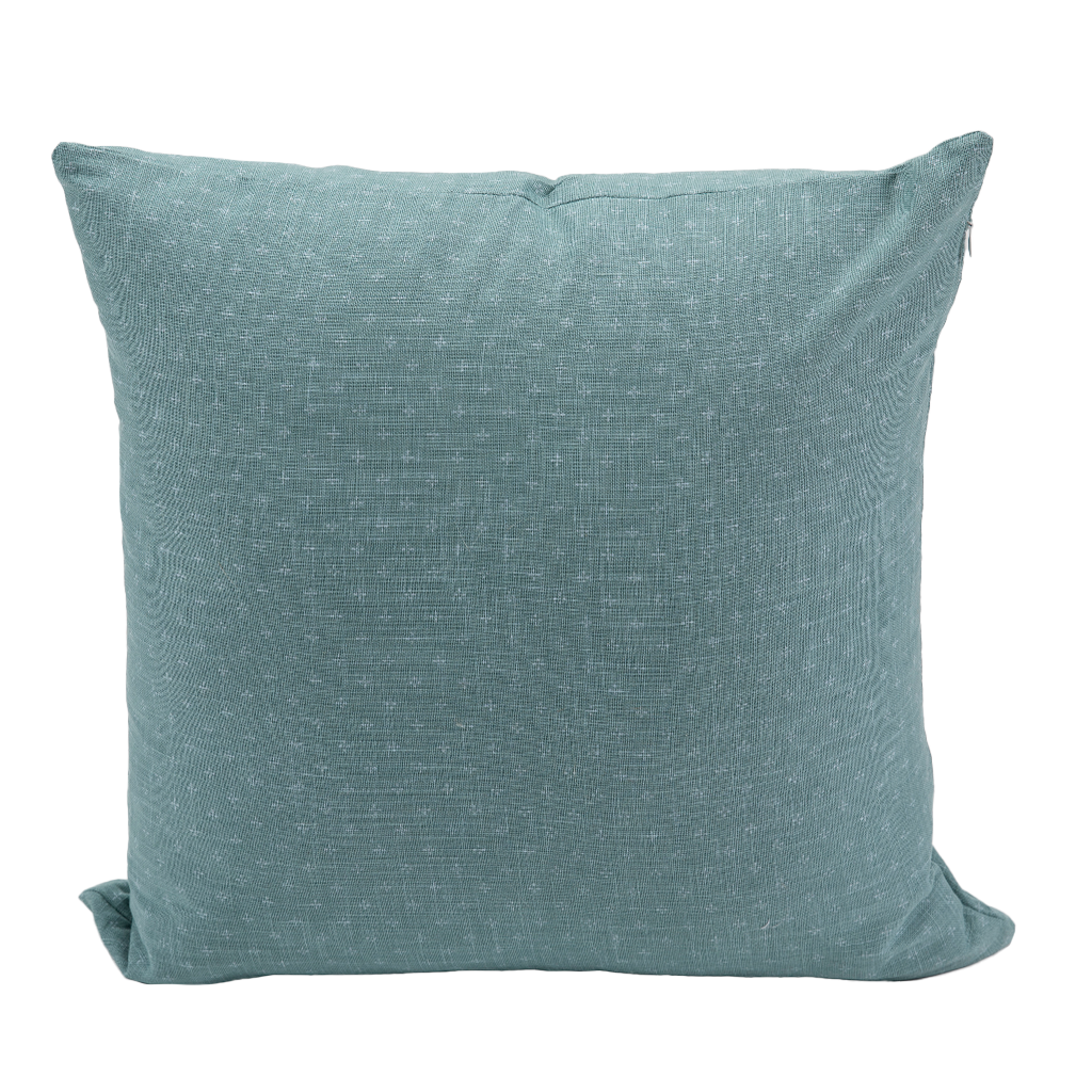 Asagi Green Throw Pillow