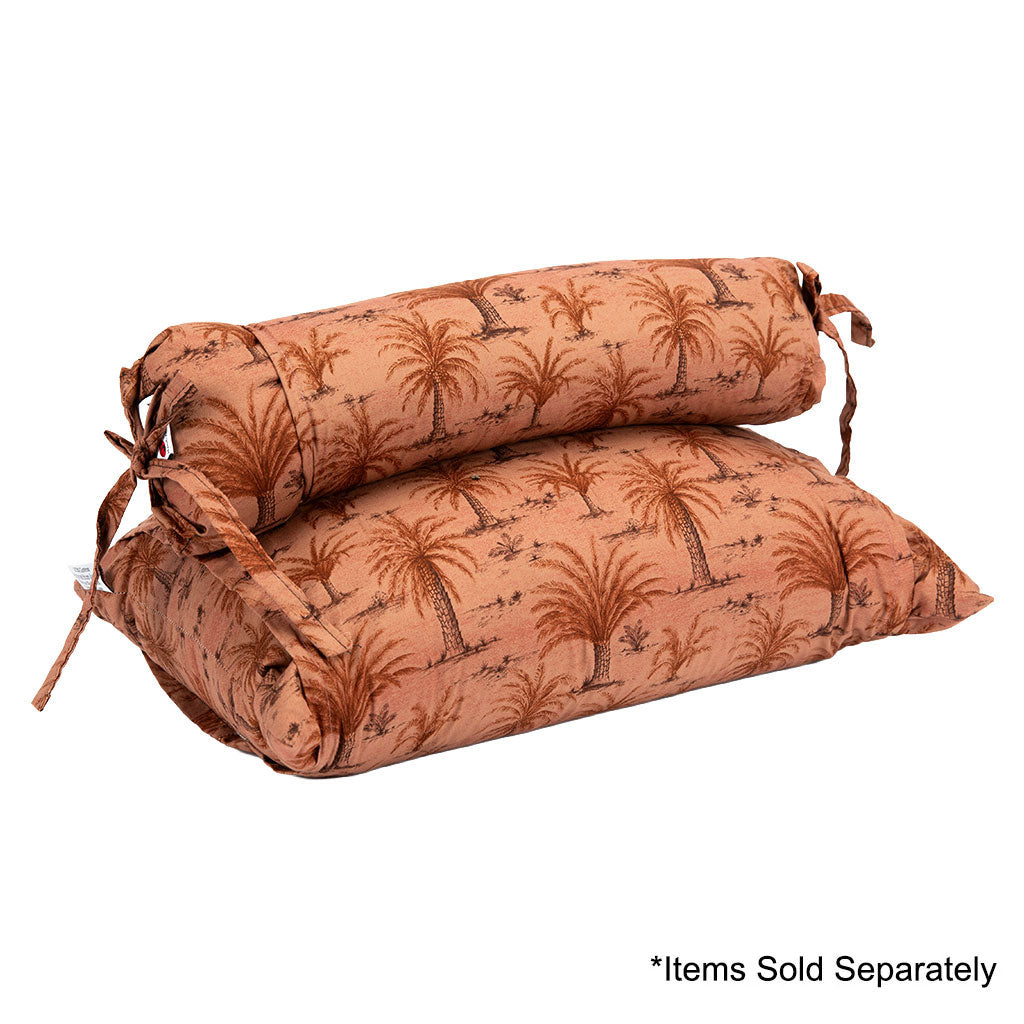 J-Life Aka Terracotta Palm Buckwheat Hull Pillow