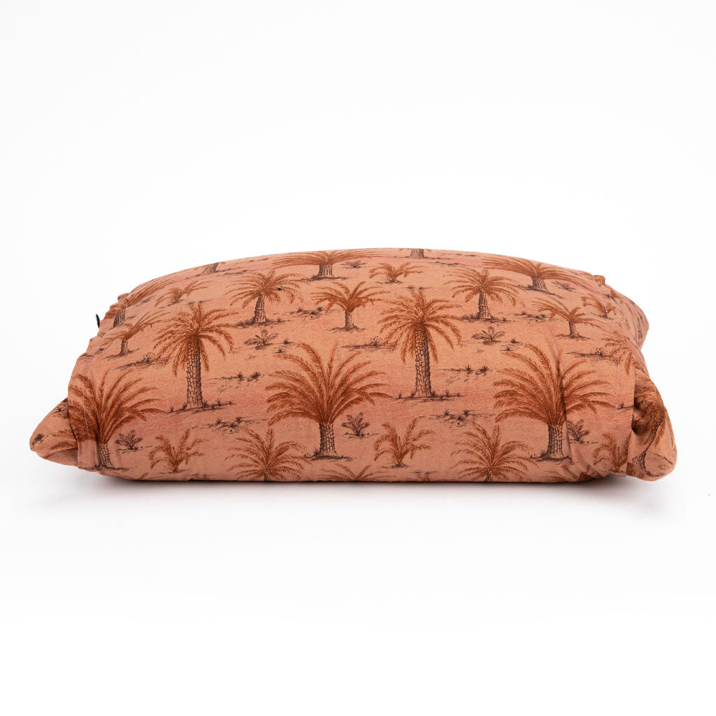 J-Life Aka Terracotta Palm Buckwheat Hull Pillow