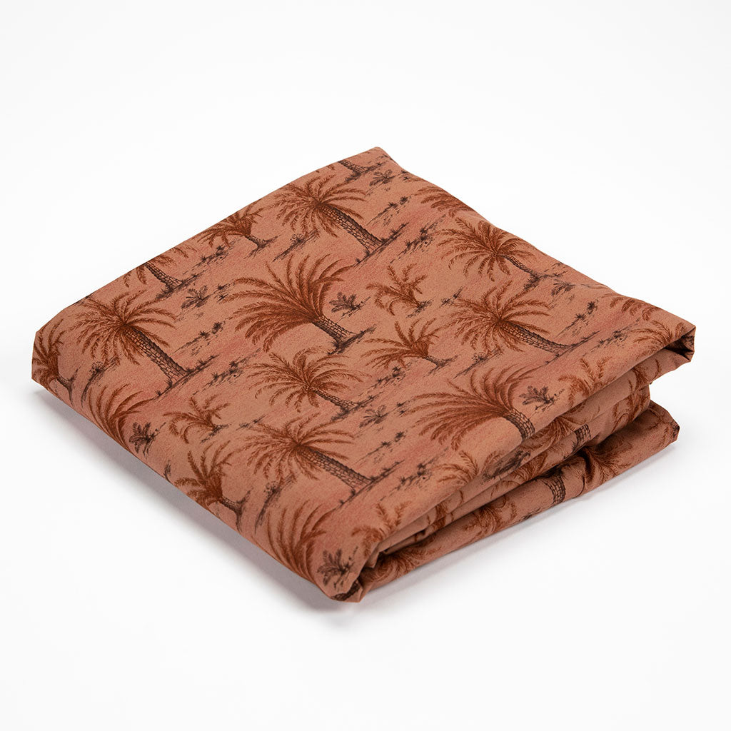J-Life Aka Terracotta Palm Custom Kakefuton with Removable Cover