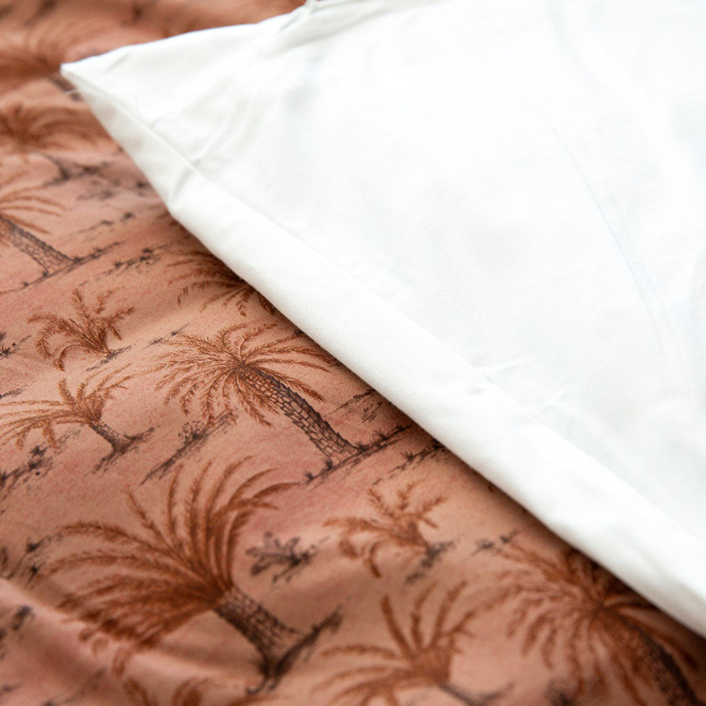 J-Life Aka Terracotta Palm Custom Kakefuton with Removable Cover