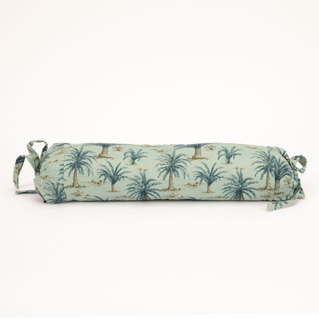 J-Life Umi Green Palm Buckwheat Hull Pillow