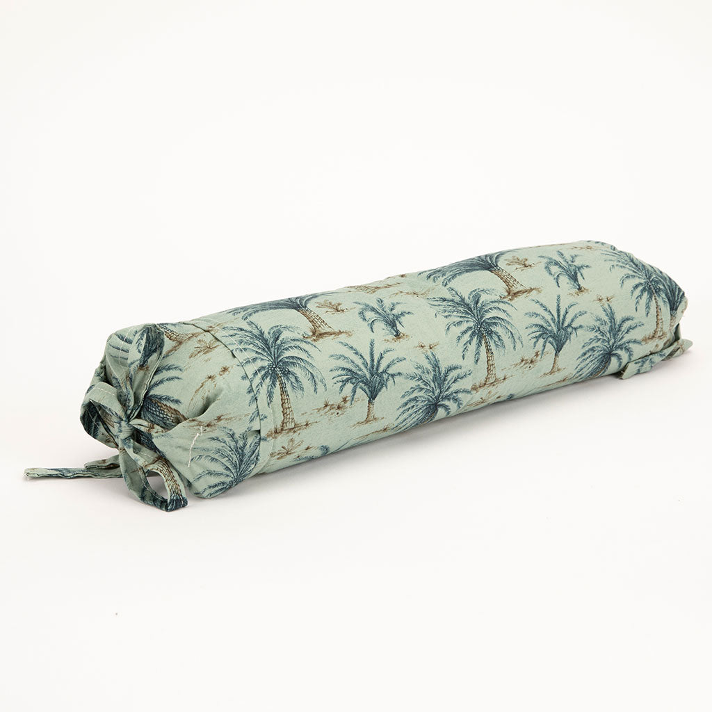 J-Life Umi Green Palm Buckwheat Hull Pillow