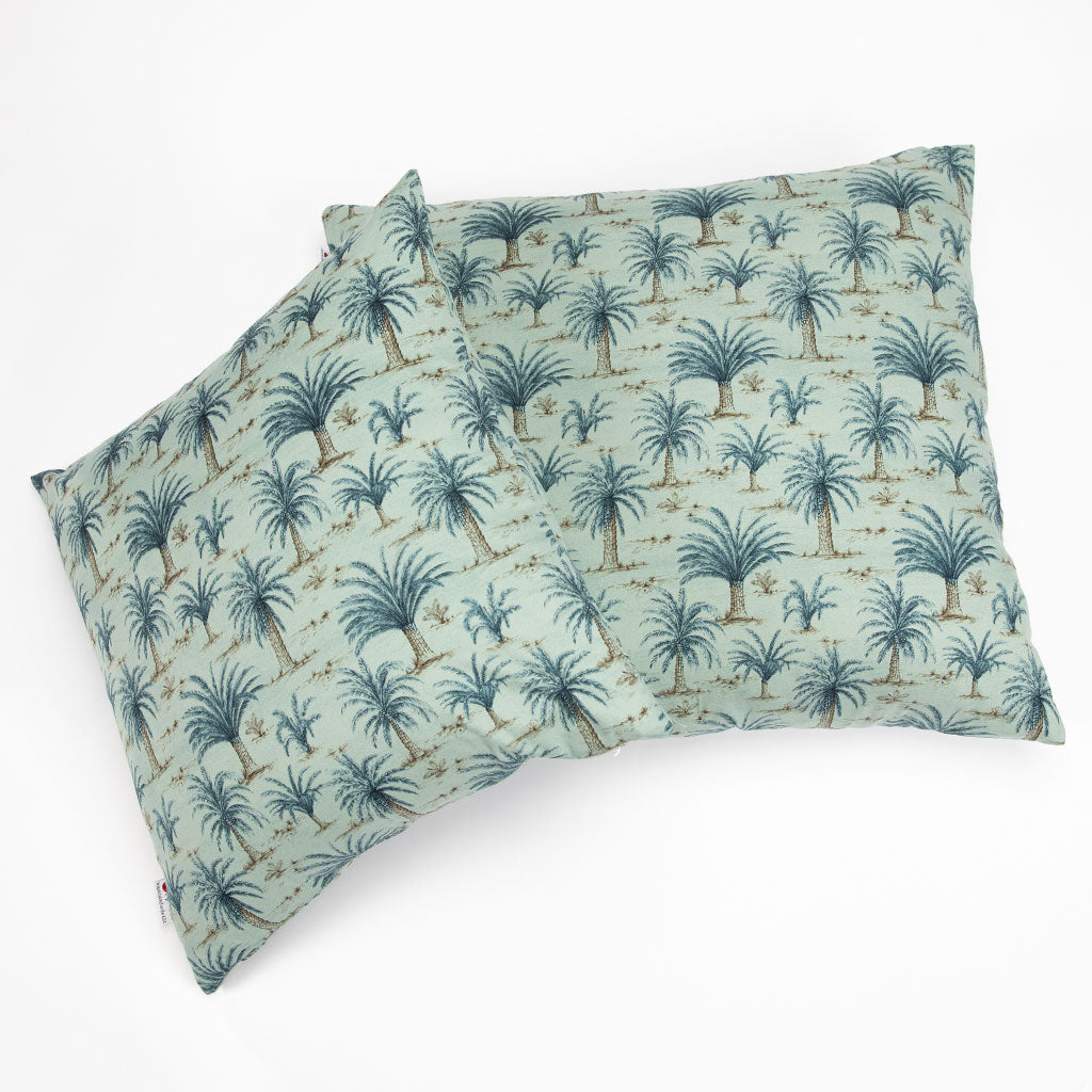 Umi Green Palm Throw Pillow