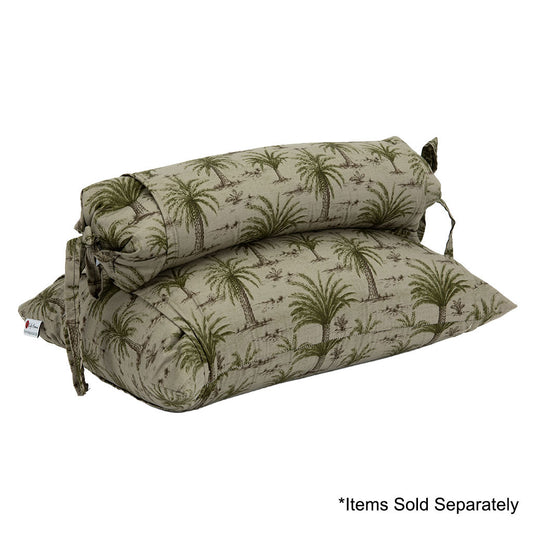 J-Life Mori Green Palm Buckwheat Hull Pillow