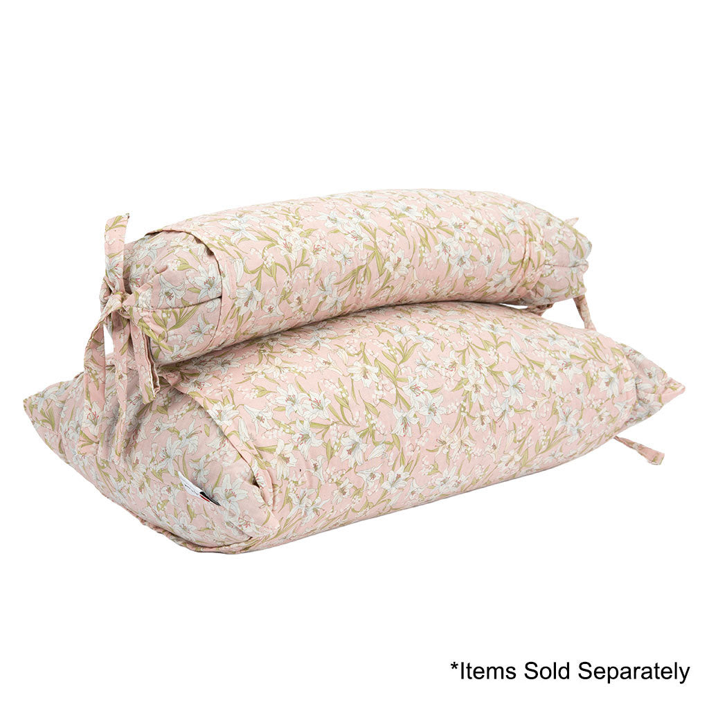 J-Life Yori Blush Buckwheat Hull Pillow