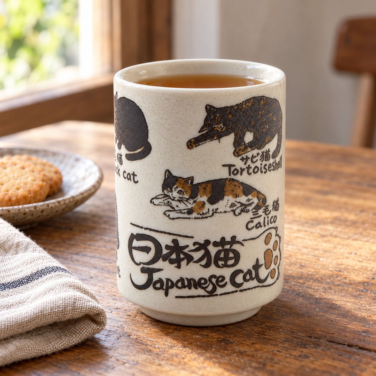 Purr & Pour Japanese Cats Teacup