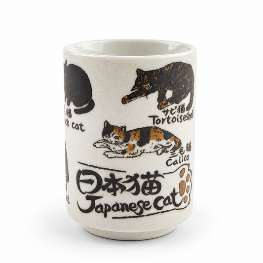 Purr & Pour Japanese Cats Teacup