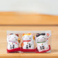 Mini Maneki Neko Set: Lucky Cats for Happiness & Good Fortune