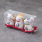 Mini Maneki Neko Set: Lucky Cats for Happiness & Good Fortune