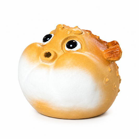 Handmade Puffer Fish Incense Holder & Tea Pet
