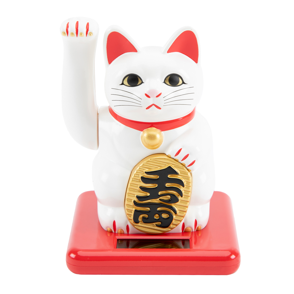 yukinko Waving Cat: Solar-Powered Maneki Neko | J-Life – J-Life