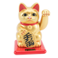 Waving Cat: Solar-Powered Maneki Neko