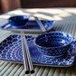 Sushi Set For Two: Indigo and White