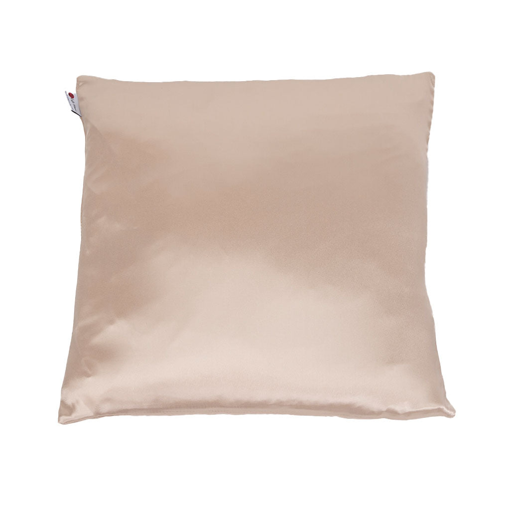 Shiruku "Silk" Champagne Throw Pillow