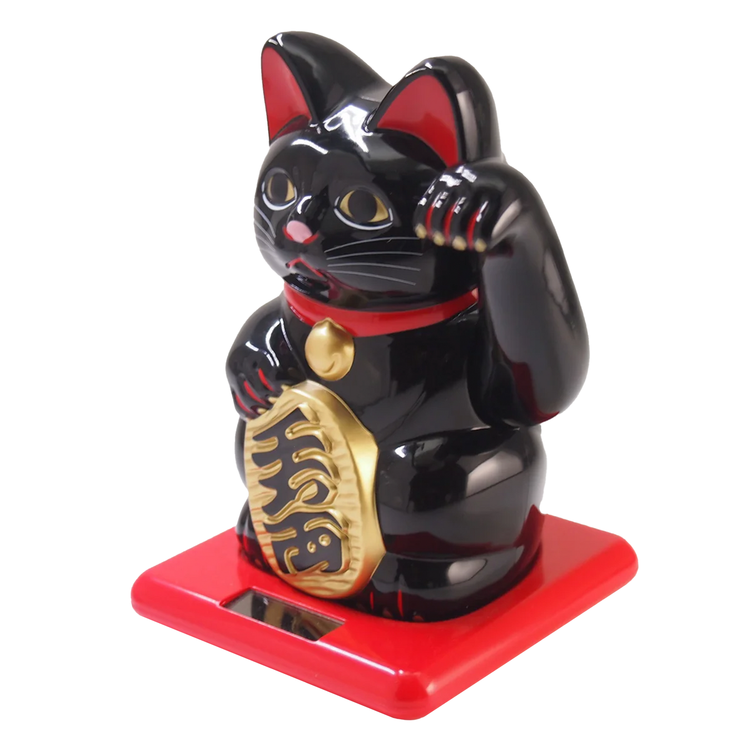 Waving Cat: Solar-Powered Maneki Neko