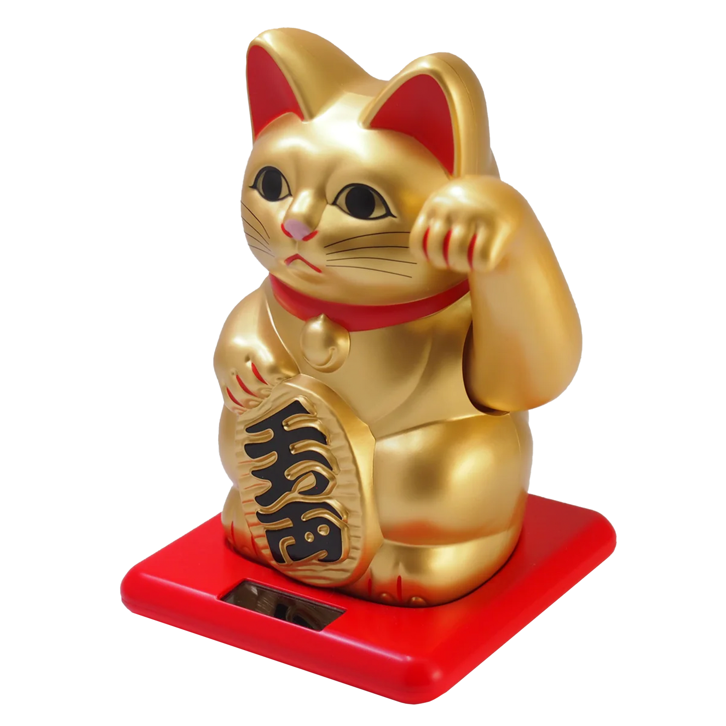 Waving Cat: Solar-Powered Maneki Neko