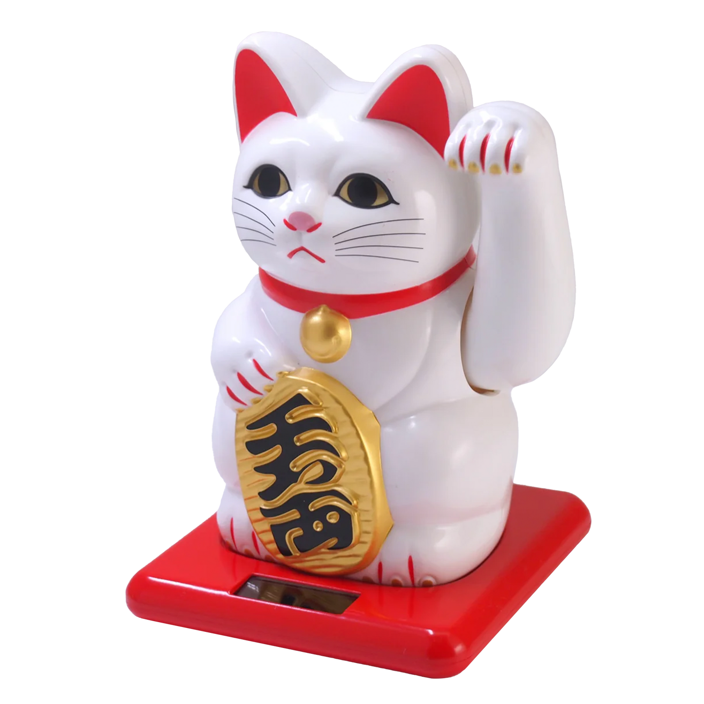 Waving Cat: Solar-Powered Maneki Neko