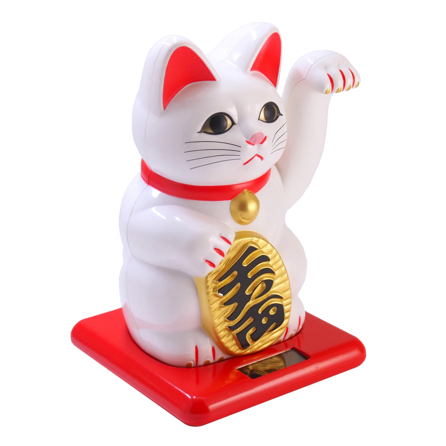 Waving Cat: Solar-Powered Maneki Neko