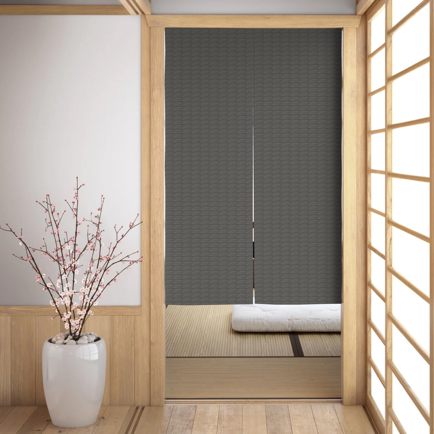 Toransu Navy Noren Japanese Door Curtain