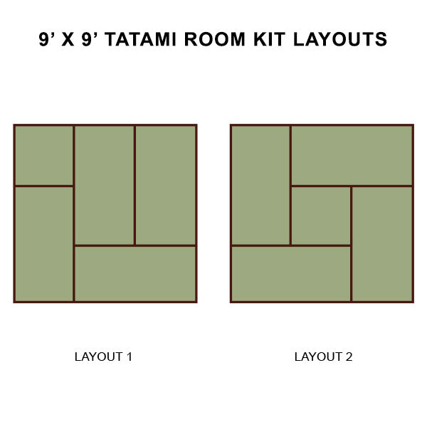 Tatami Layout - Japanese Tatami Mat Set | J-Life