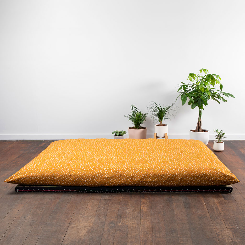 Tatami rug mat SAKURA design triple weaving made in Japan