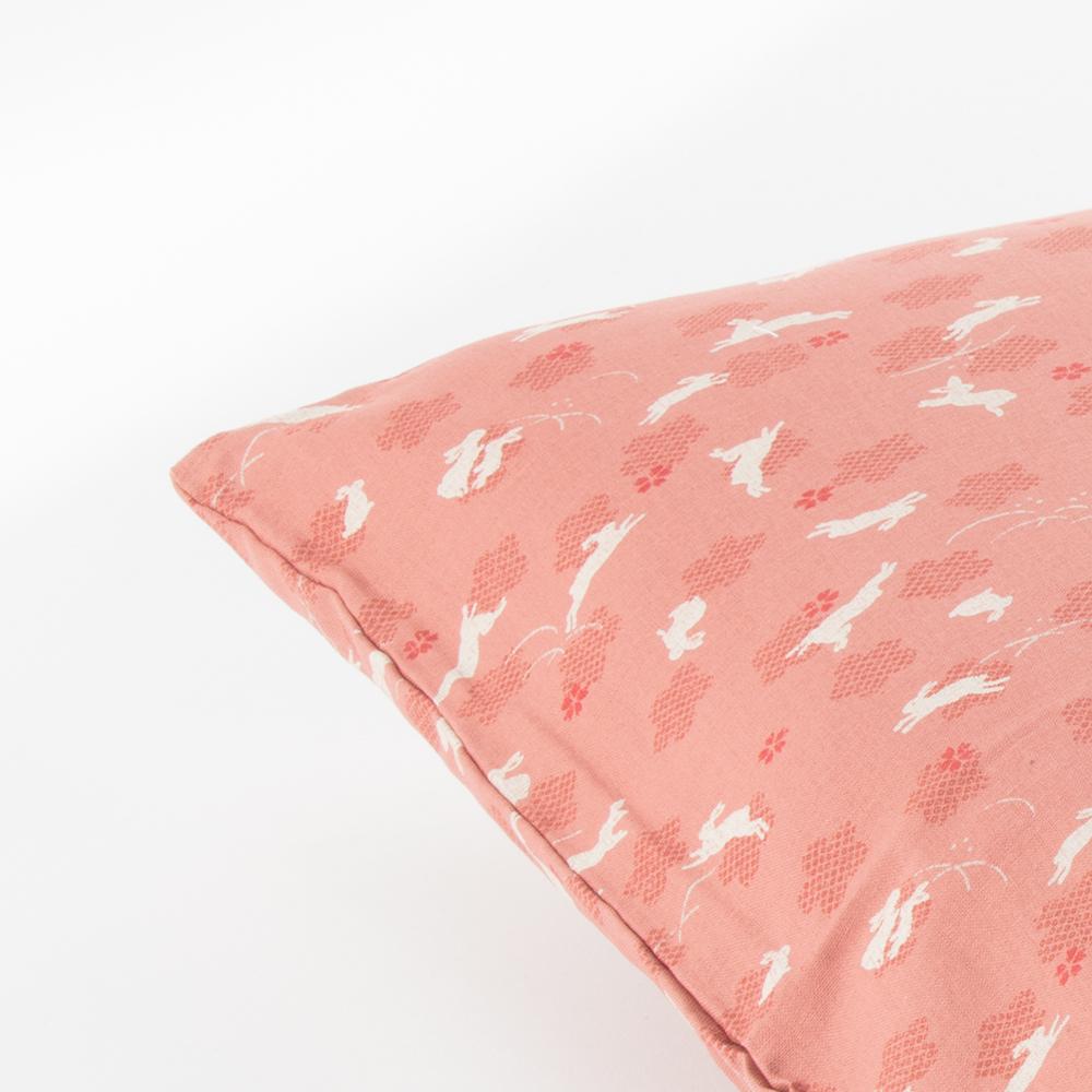 J-Life Usagi Pink Zabuton Floor Pillow_Pillows & Shams