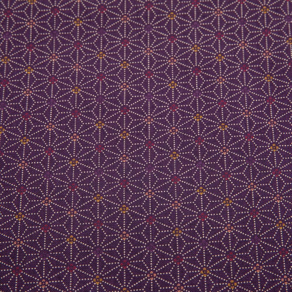 Asa No Ha Purple Noren Japanese Door Curtain