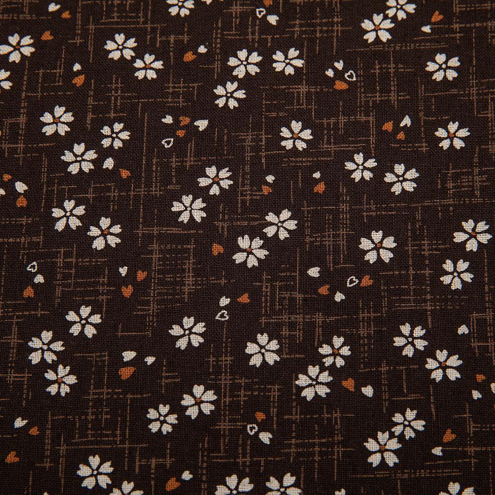 Imported Japanese Fabric - Sakura Brown_Fabric_Imported from Japan_100% Cotton_Japanese Sleep System
